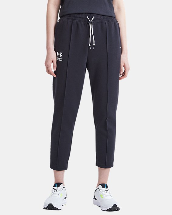 Women's UA Summit Knit Ankle Pants in Black image number 0